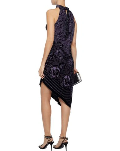 Shop Anna Sui Short Dresses In Purple