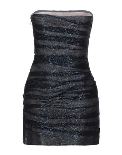 Shop Dsquared2 Woman Mini Dress Midnight Blue Size 2 Silk, Polyester