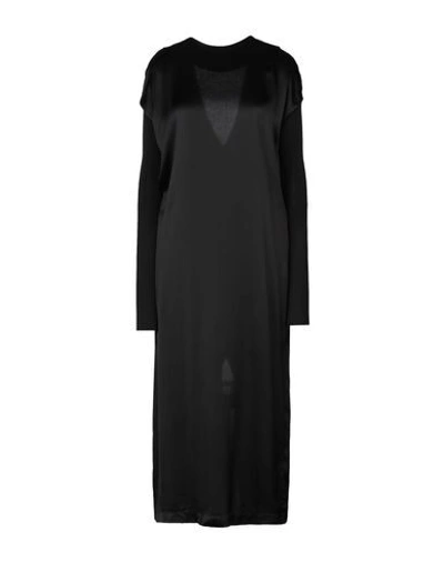Shop Marios Long Dresses In Black