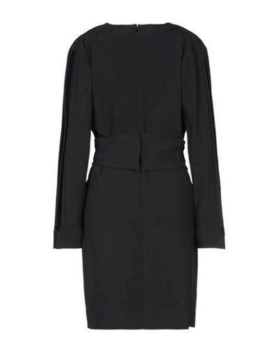 Shop Stella Mccartney Woman Mini Dress Black Size 0 Viscose, Acetate, Elastane