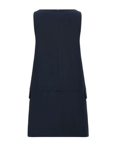 Shop Alessandro Dell'acqua Short Dresses In Dark Blue