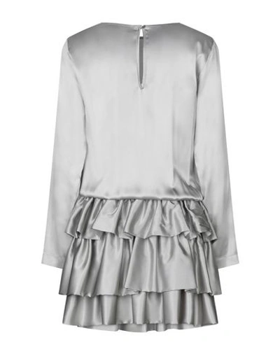 Shop Douuod Short Dress In Grey