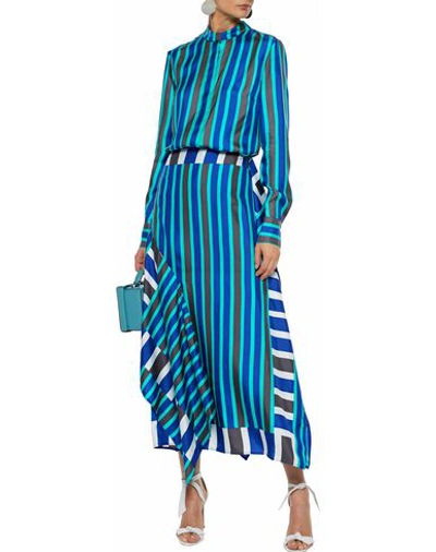 Shop Diane Von Furstenberg Maxi Skirts In Blue