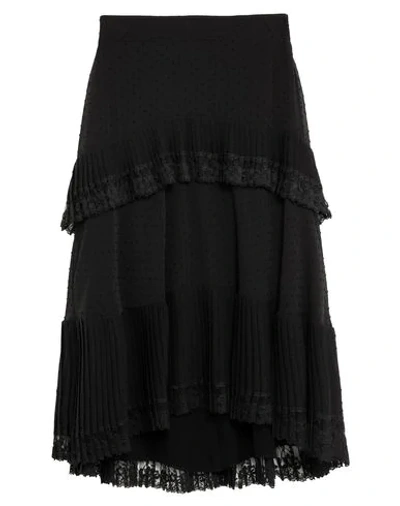 Shop Zimmermann Midi Skirts In Black