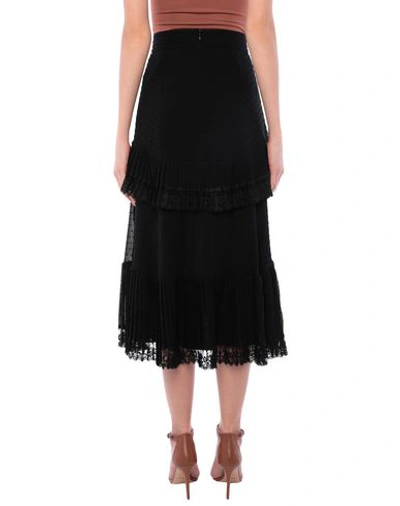 Shop Zimmermann Midi Skirts In Black
