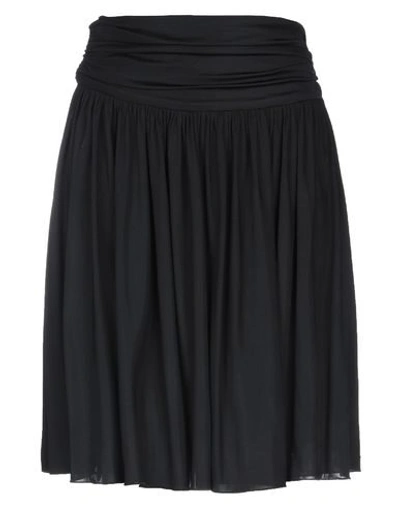 Shop Moschino Woman Midi Skirt Black Size 8 Viscose