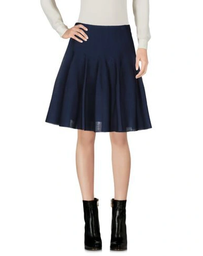 Shop Givenchy Mini Skirts In Dark Blue