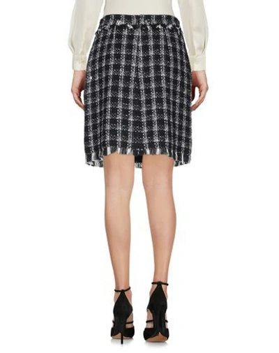 Shop Msgm Woman Midi Skirt Black Size 4 Cotton, Acrylic, Polyester, Polyamide