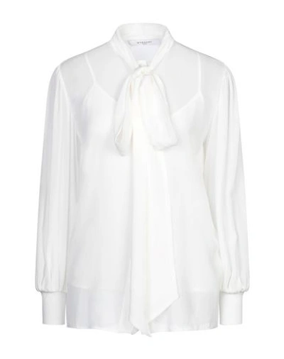 Shop Givenchy Shirts In White