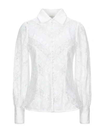 Shop Zimmermann Shirts In White
