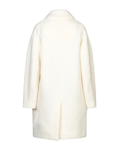 Shop Isabel Marant Étoile Coat In Ivory