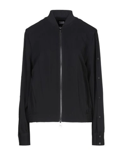 Shop Karl Lagerfeld Jackets In Black