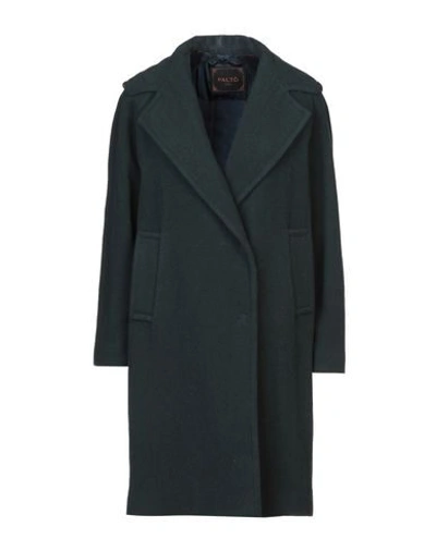 Shop Paltò Coats In Dark Green