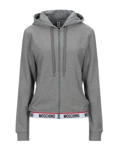 Shop Moschino Sleepwear In Grey
