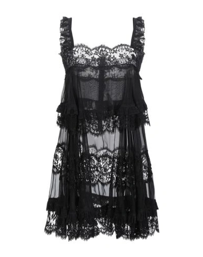 Shop Dolce & Gabbana Slips In Black