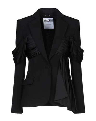 Shop Moschino Sartorial Jacket In Black