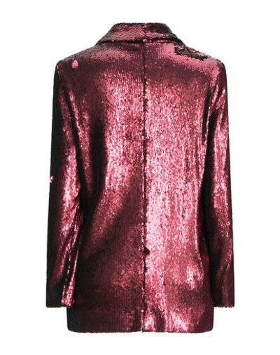 Shop Alessandro Dell'acqua Suit Jackets In Maroon