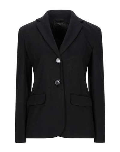 Shop Weekend Max Mara Suit Jackets In Black