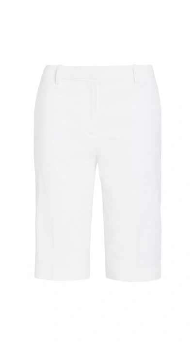 Shop Theory Treeca Shorts In White