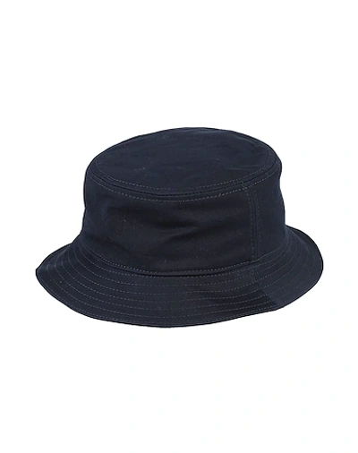 Shop Neil Barrett Hats In Dark Blue