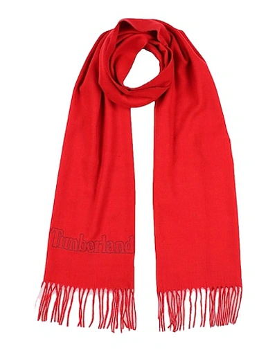 Shop Timberland Scarves In Red