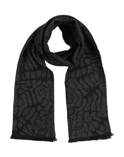 Shop Lanvin Scarves In Steel Grey