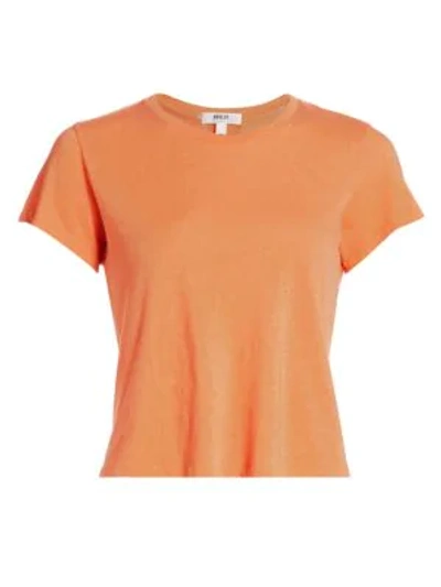 Shop Agolde Linda Boxy Tee In Orange Slice