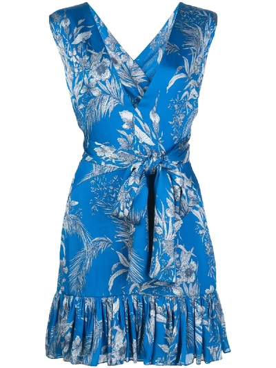 Shop Alexis Cassara Mini Dress In Blue