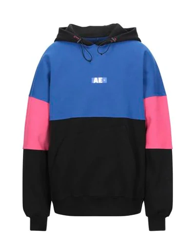 Shop Ader Error Hooded Sweatshirt In Blue