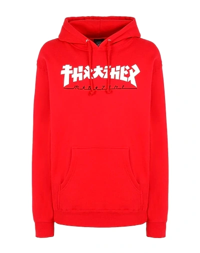Shop Thrasher Sports T-shirt In Red
