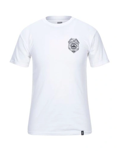 Shop Huf T-shirt In White
