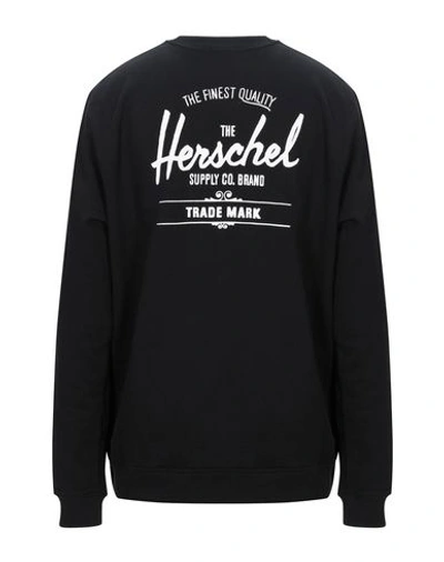 Shop Herschel Supply Co Sweatshirts In Black