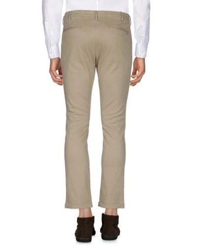 Shop Pence Man Pants Beige Size 38 Cotton, Modal, Elastane