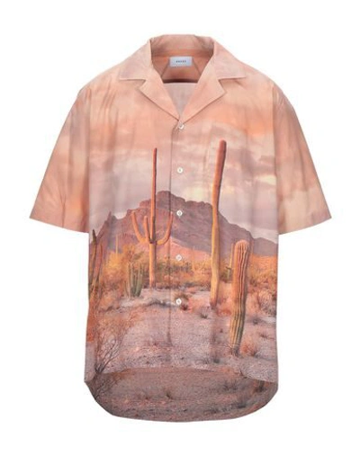 Shop Rhude Shirts In Rust