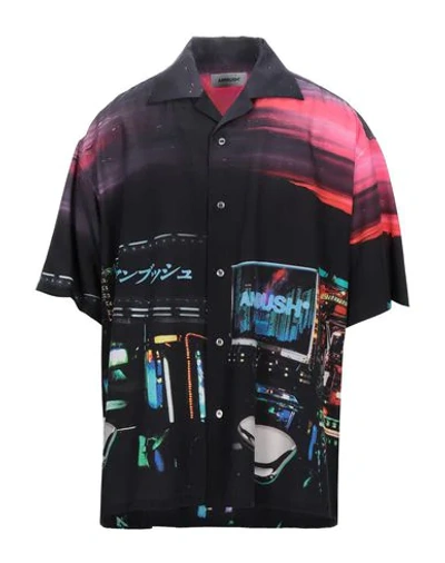 Shop Ambush Man Shirt Black Size 2 Rayon