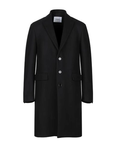 Shop Dondup Coat In Black