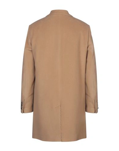Shop Ami Alexandre Mattiussi Coat In Camel