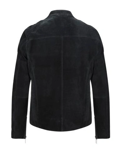 Shop Aglini Jackets In Steel Grey