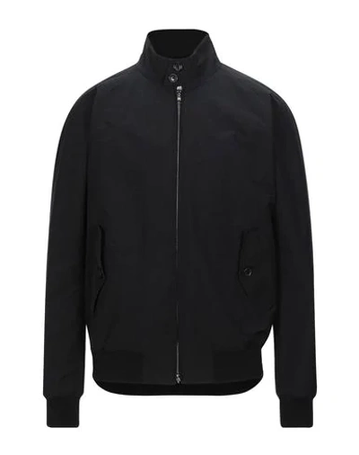 Shop Baracuta Man Jacket Black Size 46 Cotton, Polyester