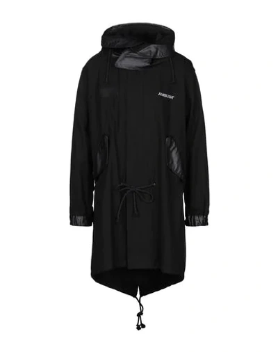 Shop Ambush Overcoats In Black