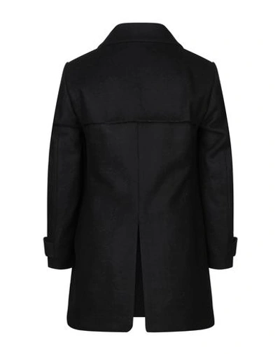 Shop Alessandro Dell'acqua Coats In Black