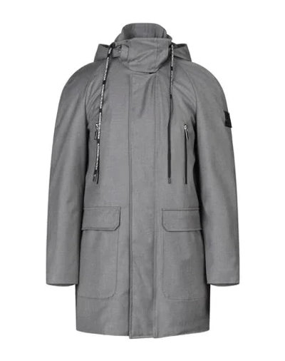 Shop Alessandro Dell'acqua Coat In Grey