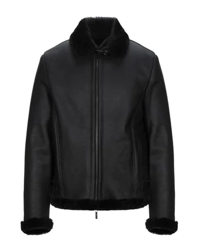 Shop Alessandro Dell'acqua Biker Jacket In Black