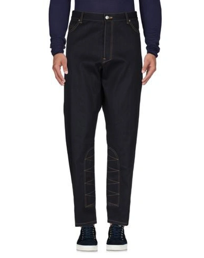 Shop Band Of Outsiders Denim Pants In Blue