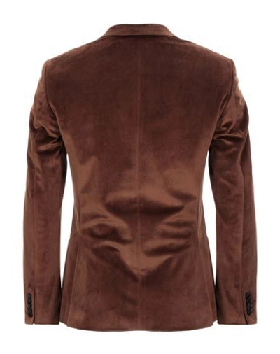 Shop Alessandro Dell'acqua Suit Jackets In Brown