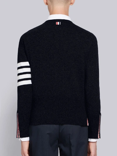 Shop Thom Browne Male In 415 Navy