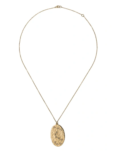 Shop Brooke Gregson 14kt Yellow Gold Scorpio Diamond Pendant Necklace