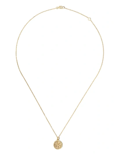 Shop Brooke Gregson 14kt Yellow Gold Mini Mars Diamond Pendant Necklace