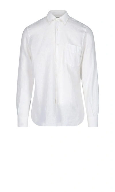 Shop Aspesi Classic Shirt In White