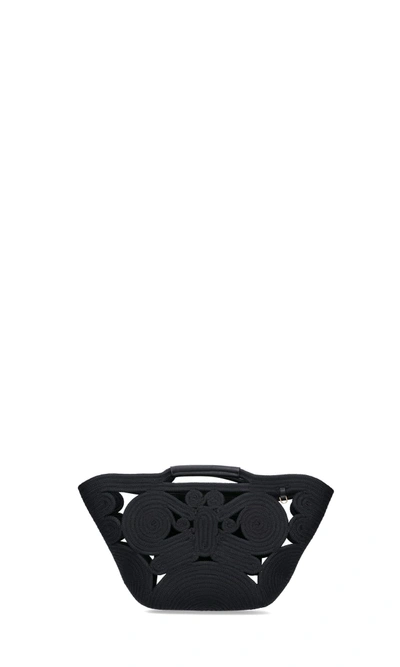 Shop Anya Hindmarch Tote In Black